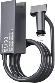 Starlink Ethernet Adapter for Starlink Gen2/V2 Satellite Rectangular Dish,Starlink to RJ45 Gigabit Ethernet with Fast and Stable External Network Cable for Starlink Actuated Gen 2