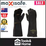 Maxisafe Black & Gold Welders Glove - GWB160