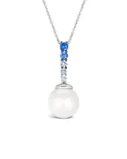 Le Vian Tranquility 14K 0.30 ct. tw. Pearl & 10-11mm Pearl Pendant