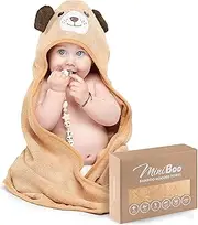 Hooded Baby Towels for Newborn & Toddler - Super Soft Baby Bath Towels with Hood, Highly Absorbent Bamboo Hooded Towel for Boys, Girls, Newborn Essentials