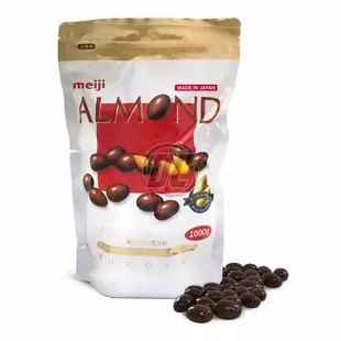 【迪西美食】 台灣出貨 明治 杏仁可可製品袋裝 1000公克 Meiji Almond Chocolate 杏仁可可