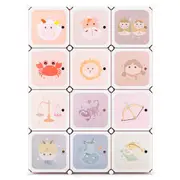 Babyjoy 12-Cube Kids Wardrobe Portable Clothes Hanging Closet w/Doors & Rods Cartoon DIY Bedroom Armoire Pink