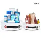 2Pack Lazy Susan Turntable Kitchen Storage Organizer for Can Spice Bottles