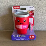 Fisher Price Laugh & Learn Wake Up & Learn Red Coffee Mug