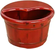 Wood Foot Bath Bucket Foot Tub for Soaking Feet, Relax Foot Spa, Thickened Material Foot Bucket, Large Foot Bath Basin. Super Easy to use Interesting