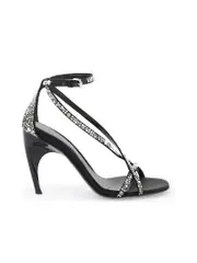 Alexander Mcqueen Armadillo Satin Sandals