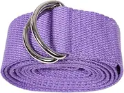 GOOHOCHY Straps Yoga Stretching Band with D-ring for Enhanced Flexibility and Muscle Relaxation