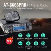 Anytone AT-6666Pro 80W High Power 10 Meter Radio CW/AM/FM/USB /LSB/PA Mode Radio