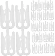 FONDOTIN 500pcs Clothes Fixing Clips Shirt Clamps for Garments Safe and Design for Shirts Ties Socks and Sleeves for Home Travel Use