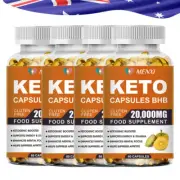 Best BHB Keto Diet Pills 20000mg Burn Fat-ACV Advanced Ketosis,Weight Loss,Detox