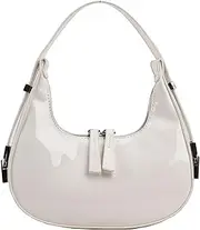 [YILCER] Small Y2K Shoulder Bag for Women Retro Crescent Hobo Handbag Vintage Halfmoon Underarm Purse Satchel Clutch Bag