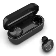 UP6 TWS bluetooth 5.0 Wireless Stereo Headphones Waterproof Sport Handsfree Earphone with Dual Mic for Xiaomi Huawei BLACK COLOR