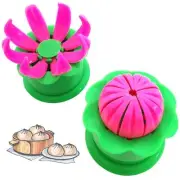 2-Pack Steamed Stuffed Bun Making Mold, Pastry Pie Steam Bun Dumpling Maker
