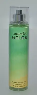 NEW BATH & BODY WORKS CUCUMBER MELON FINE FRAGRANCE MIST SPRAY 8 OZ LARGE SPLASH