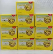PACK OF 10-LEMON COMPLEXION SOAP with Lemon Oil & Wheat & Oat Bran 125g EACH