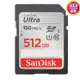 SanDisk 512GB 512G SDXC Ultra【150MB/s】SD SDHC U1 C10 UHS SDSDUNC-512G 相機記憶卡