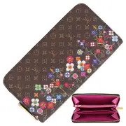 Louis Vuitton Long Wallet Lv Tm Zippy M14162 Monogram Flower H-B623