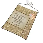 I Know The Plans Jeremiah 29:11 Inspirational Tapestry Bannerette Wall Hanging