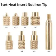 TS100 Soldering Iron Tip Heat Insert Nut Iron Tip Insert Internal Thread Head M2