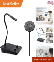 Window Speaker Intercom System Anti-Interference Dual-Way Intercommunication ...