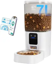 Automatic Cat and Dog Feeder with Wifi, 7L Capacity, Alexa Compatible
