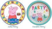 Peppa Pig Party Dinner Plates 23cm 8pk - Peppa Pig Party Supplies