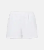 [Gucci] Gucci GG cotton-blend terry shorts AU 14 white