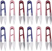Baxnore 12PCS Professional Sewing Scissors Set, High-Carbon Steel Thread Snips Yarn Embroidery Clippers for Cutting Quilting Tailoring