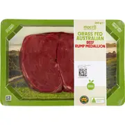 Macro Grass Fed Beef Rump Steak Medallions 300g