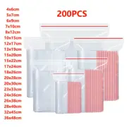 Small Zip Lock Plastic Bags Reclosable Transparent Bag Vacuum Storage Bag Clear