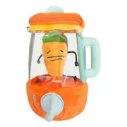 Carrot Juicer Plush Toy Funny Drawstring Rotating Carrot Cartoon Stuffed Doll Gifts for New Year Chr As shown