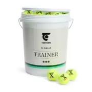 72 NEW TRETORN MICRO X CELL PRESSURELESS TENNIS BALLS FOR BALL MACHINE &TRAINING