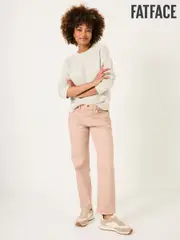 FatFace Ludlow Pink Boyfriend Jeans (E82838) | $127