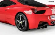 Vicrez Mud Flaps Rear vz101659 for Ferrari 458 2009-2015