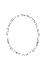 [Diesel] Diesel - Stainless Steel and Brass Chain Necklace - Necklaces - Unisex - Silver UNI Silver