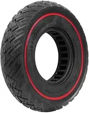[KTKBXUDMUL] 8 Inch Solid Off-road Rubber Tire For Razor E100 E150 E175 E200 ESpark EPunk Crazy Cart Electric Scooter 200x50 Honeycomb Tyre(1pc red black)