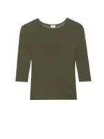 [Saint Laurent] Saint Laurent-Semi-Sheer Certified Viscose Knitted Top-Donna L