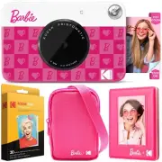 Kodak x Barbie Printomatic Instant Print Camera w/Case Photo Album & Photo Paper