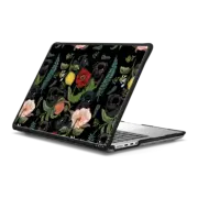 MacBook Pro 14-inch (M1 - M4) Impact Case Botanical and Black Pugs