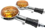 LED Indicator Blinkers Amber Lamp Accessories 2pcs Turn Signals MI&NI Blinkers Fr&on&t Running Light UN&IVE&RSAL for Virago XV250/400 XV920 Motorcycle