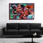 Sale Muhammad Ali George Foreman Rumble 24"W X 18H Canvas Giclee Framed Now $149