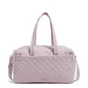 Vera Bradley Performance Twill Large Travel Duffle Bag, Hydrangea Pink