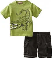 [Kids Headquarters] Baby Boys' Crocodile Tee and Short