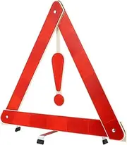 Anneome Triangle Road Safety Sign Car Reflective Auto Warning Sign Easy to Fold Made of Sturdy for Day/Night Use