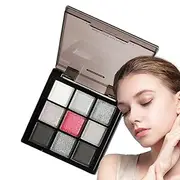 Dark Eyeshadow Palette - Smokey Eyeshadow Eye Makeup Pallet with Shimmer Matte | Blendable 9 Colors, High Pigmented, Long Lasting for Midnight Masquerade