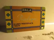 PALA Hotel & Casino- Privileges card- CALIF.- 90's style - new