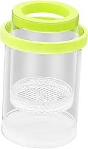 ＫＬＫＣＭＳ Floating Fish Isolation Box Aquarium Hatchery Accessory with Feeding Holes Breeding Box for Guppy Fry Betta Baby Fish, Green