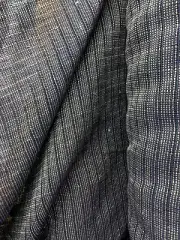 BLACK DARK GREEN BEIGE OPEN WEAVE BURLAP FABRIC (60 in.) Sold BTY
