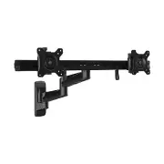 StarTech.com Wall Mount Dual Monitor Arm Articulating Ergonomic VESA Wall Mou...