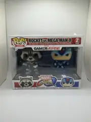 Funko POP! GamerVerse Marvel Vs. Capcom Rocket Vs Mega Man X 2 Pack (GameStop)